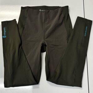 Cotopaxi Olive Green Leggings. Size Small